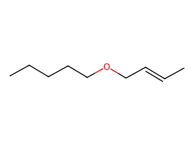 Pentane, 1-(2-butenyloxy)-, (E)- structure