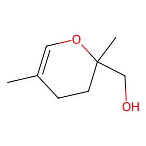3,4-Dihydro-2,5-dimethyl-2H-pyran-2-methanol structure