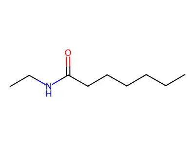 N-ethylheptanamide structure