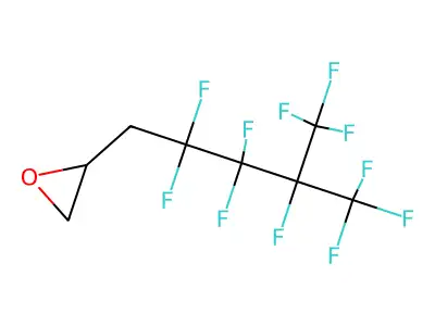 2-[2,2,3,3,4,5,5,5-Octafluoro-4-(trifluoromethyl)pentyl]oxirane structure
