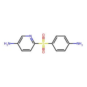 6-[(4-氨基苯基)磺酰基]吡啶-3-胺 structure