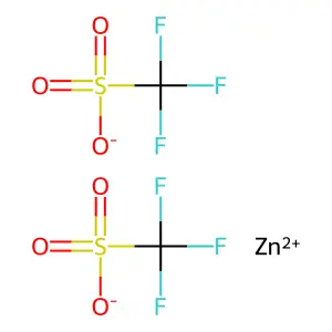 三氟甲磺酸锌 structure