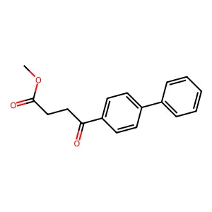 Methyl 4-oxo-4-(4-phenylphenyl)butanoate structure
