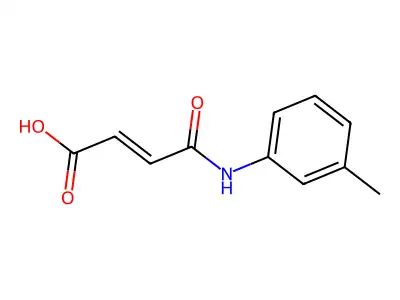 4-[(3-Methylphenyl)amino]-4-oxobut-2-enoic acid structure