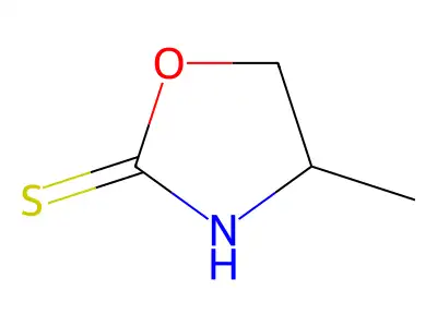 2-Oxazolidinethione, 4-methyl- structure