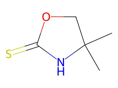 Tetrahydrothiopyran-4-one oxime structure