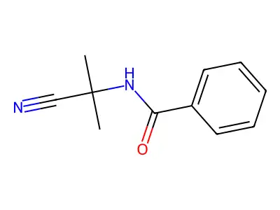 N-(1-cyano-1-methylethyl)benzamide structure