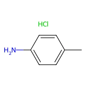 Benzenamine, 4-methyl-, hydrochloride (1:1) structure