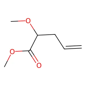 Methyl 2-methoxy-4-pentenoate structure
