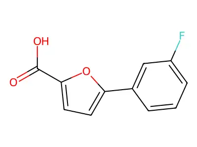 5-(3-fluorophenyl)furan-2-carboxylic Acid structure