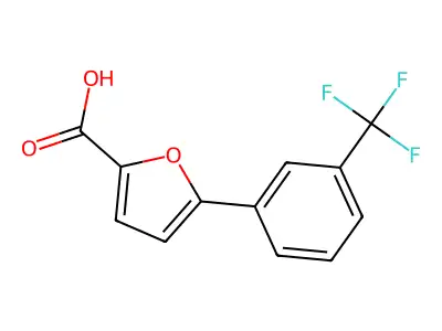 5-(3-(Trifluoromethyl)phenyl)-2-furoic acid structure