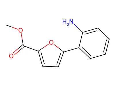Methyl 5-(2-aminophenyl)furan-2-carboxylate structure