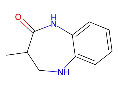 3-methyl-1,3,4,5-tetrahydro-2H-1,5-benzodiazepin-2-one structure