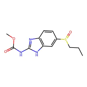 阿苯达唑氧化物 structure