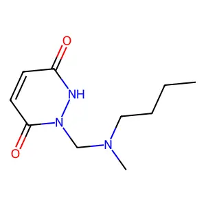 2-[[butyl(methyl)amino]methyl]-1H-pyridazine-3,6-dione structure