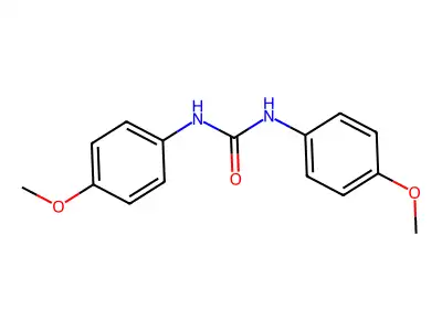 N,N'-(Di-p-methoxyphenyl)urea structure