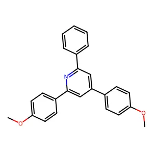 2,4-Bis(4-methoxyphenyl)-6-phenylpyridine structure
