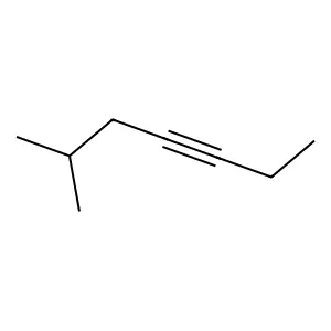 6-Methyl-3-heptyne structure