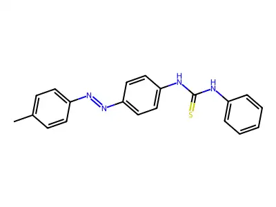 Thiourea, N-[4-[2-(4-methylphenyl)diazenyl]phenyl]-N'-phenyl- structure