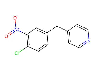 4-(4-Chloro-3-nitrobenzyl)pyridine structure