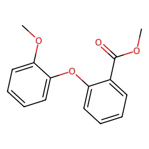 Methyl 2-(2-methoxyphenoxy)benzoate structure