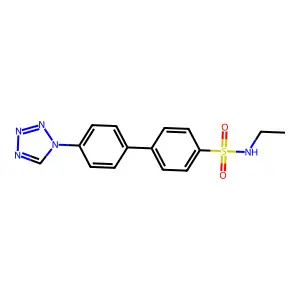 N-ethyl-4-[4-(tetrazol-1-yl)phenyl]benzenesulfonamide structure