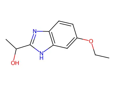 1-(6-ethoxy-1H-benzimidazol-2-yl)ethanol structure