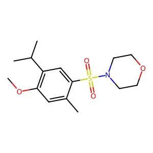 4-[(5-Isopropyl-4-methoxy-2-methylphenyl)sulfonyl]morpholine structure