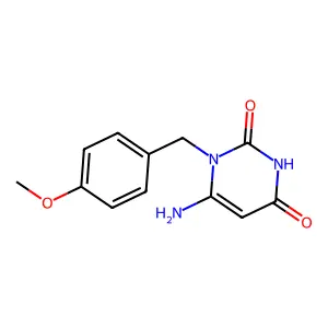 6-Amino-1-(4-methoxybenzyl)pyrimidine-2,4(1H,3H)-dione structure