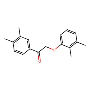 2-(2,3-Dimethylphenoxy)-1-(3,4-dimethylphenyl)ethanone structure
