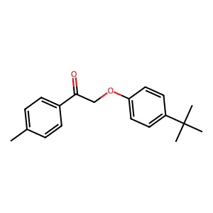 2-(4-Tert-butylphenoxy)-1-(4-methylphenyl)ethanone structure