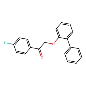1-(4-Fluorophenyl)-2-(2-phenylphenoxy)ethanone structure