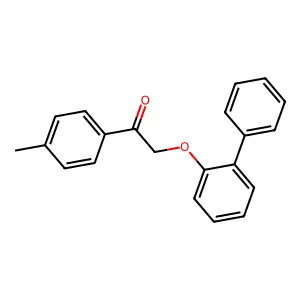 1-(4-Methylphenyl)-2-(2-phenylphenoxy)ethanone structure