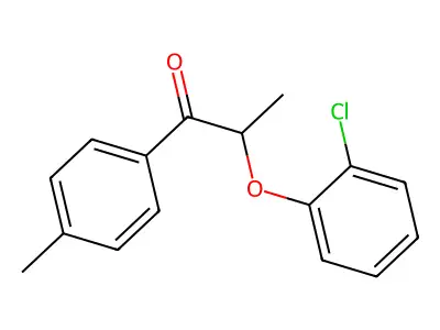 2-(2-Chlorophenoxy)-1-(4-methylphenyl)propan-1-one structure