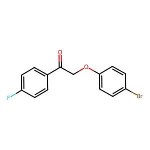2-(4-Bromophenoxy)-1-(4-fluorophenyl)ethanone structure