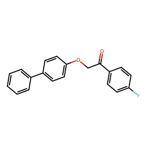 1-(4-Fluorophenyl)-2-(4-phenylphenoxy)ethanone structure
