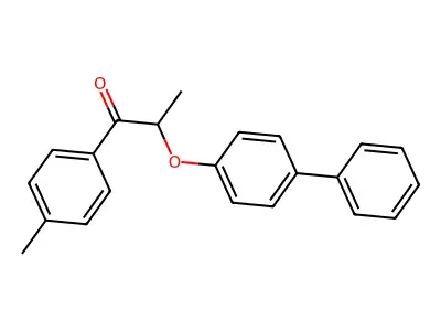 1-(4-Methylphenyl)-2-(4-phenylphenoxy)propan-1-one structure