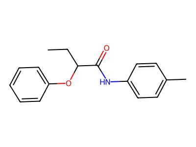 N-(4-methylphenyl)-2-phenoxybutanamide structure