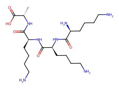 L-Alanine, L-lysyl-L-lysyl-L-lysyl- structure