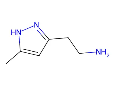 2-(3-Methyl-1H-pyrazol-5-yl)ethanamine structure