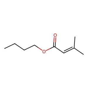 Butyl 3-methyl-2-butenoate structure
