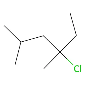 4-Chloro-2,4-dimethylhexane structure