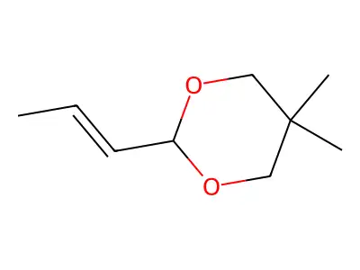 2-Propenyl-5,5-dimethyl-1,3-dioxane structure