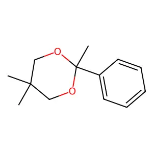 2,5,5-Trimethyl-2-phenyl-1,3-dioxane structure