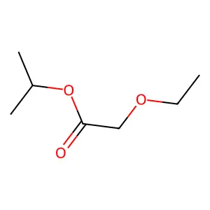 Acetic acid, ethoxy-, 1-methylethyl ester structure