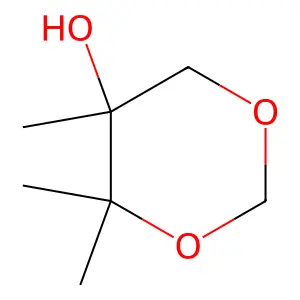 4,4,5-Trimethyl-1,3-dioxan-5-ol structure