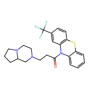 9H-Imidazo(1,2-a)benzimidazole, 9-(2-(diethylamino)ethyl)-3-(methylcarbonyl)-2-phenyl-, dihydrochloride structure