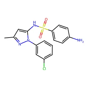 Sulfaclorazole structure