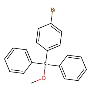 (4-Bromophenyl)(methoxy)diphenylsilane structure
