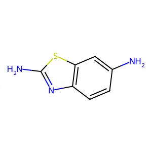2,6-Benzothiazolediamine structure